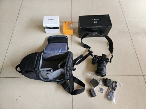 Lumix S5 mark 1 body + Sigma 28-70mm and other