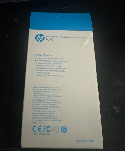 RGB Bluetooth and wireless charging mouse HP 100% new