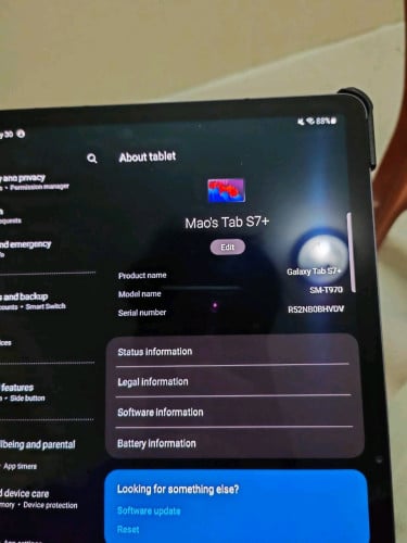 Samsung Galaxy tap S7plus