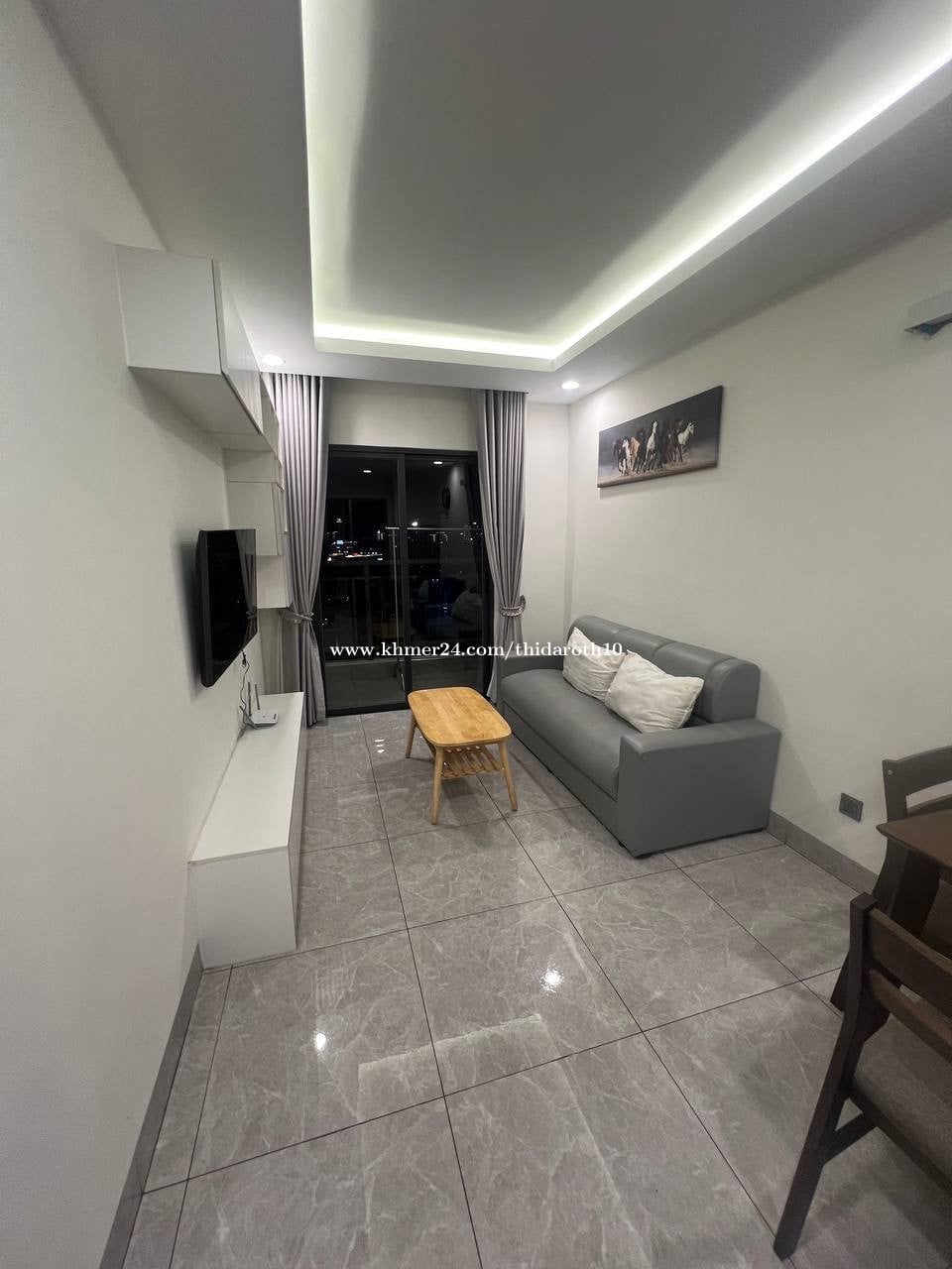 Fully Furnished 1 Bedroom at H Residence Sen Sok