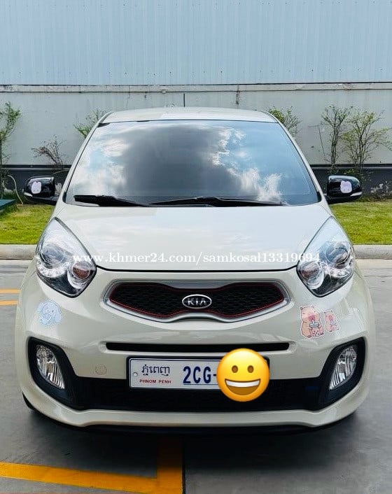 Kia morning f-sports full option smart key ឡានថ្មី