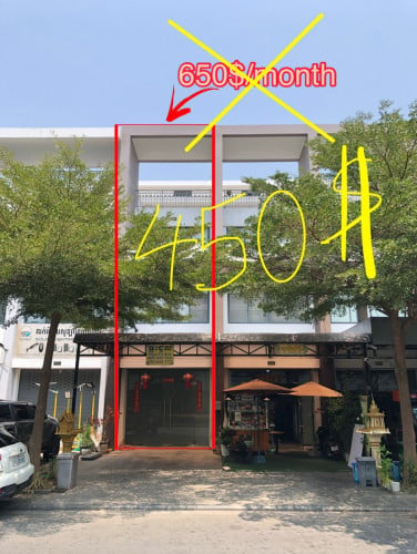 ផ្ទះជួលបញ្ចុះតម្លៃពិសេស30%សល់តែ 550$/month