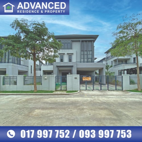 🏘 វីឡាឃ្វីន (Queen Villa) ក្នុងបុរី ជីបម៉ុង50ម ត្រូវការលក់បន្ទាន់ខ្លាំង