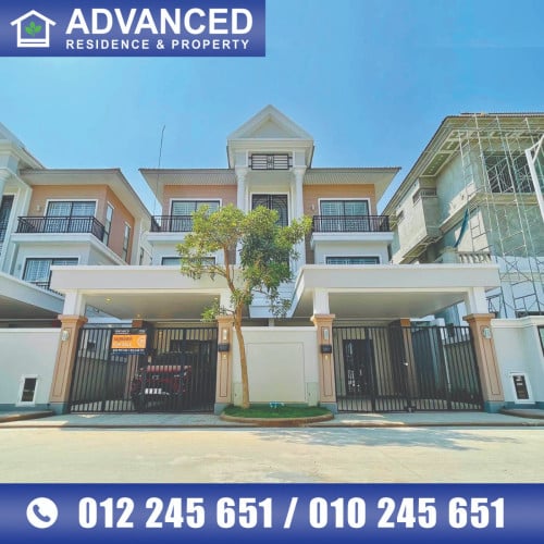 🏠វីឡាភ្លោះ (Twin-A) ក្នុងបុរី ប៉េងហួត50ម ត្រូវការលក់បន្ទាន់ខ្លាំង