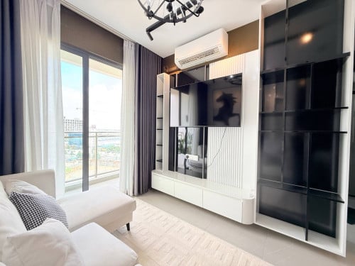 📍Black Lover 1-Bedroom Urban Village phase 2 for rent [ ខុនដូ1បន្ទប់គេងសំរាប់ជួលនៅផ្លូវ60ម ]