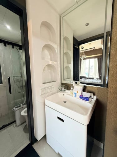 📍Black Lover 1-Bedroom Urban Village phase 2 for rent [ ខុនដូ1បន្ទប់គេងសំរាប់ជួលនៅផ្លូវ60ម ]