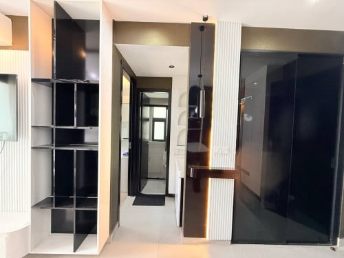 📍Black Lover 1-Bedroom Urban Village phase 2 for rent [ ខុនដូ1បន្ទប់គេងសំរាប់ជួលនៅផ្លូវ60ម ]