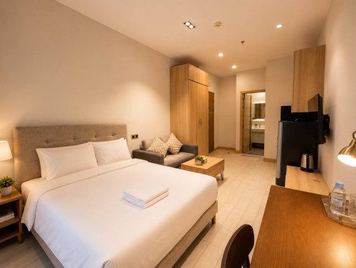 📍The View BKK1 | Studio room for rent [ ខុនដូ1បន្ទប់គេងសំរាប់ជួលនៅបឹងកេងកង1 ]