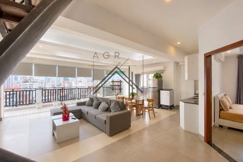 3 Bedroom Duplex Apartment For Rent in BKK3