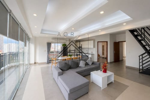 3 Bedroom Duplex Apartment For Rent in BKK3