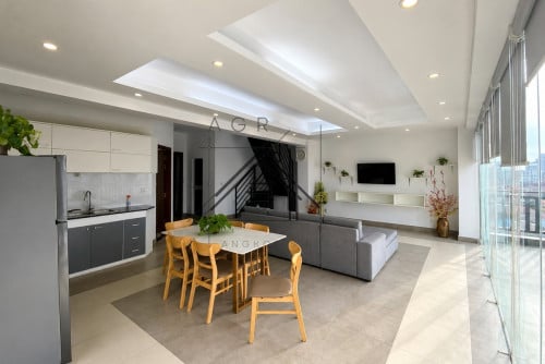 3 Bedroom Duplex Apartment For Rent in BKK3