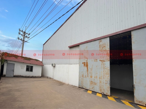 3500-7000 Sqm Warehouse For Lease On A Major Road In Krong Ta Khmau