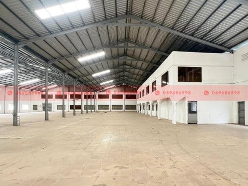 3600 Sqm Warehouse Or Factory For Lease On A Major Road In Ta Khmau