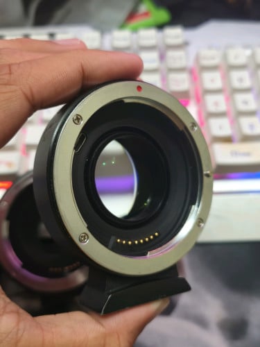 Adapter: Viltrox / Mekei - EF-M, M50mk2 original battery(Canon)