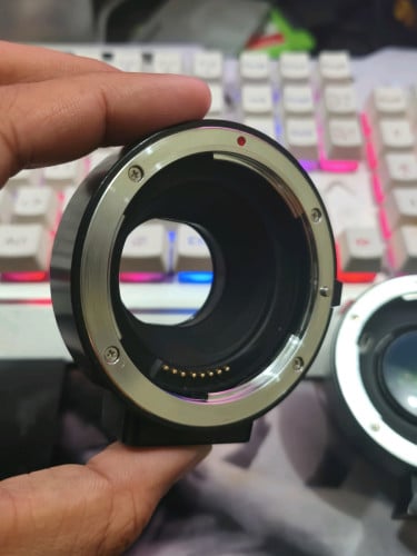 Adapter: Viltrox / Mekei - EF-M, M50mk2 original battery(Canon)