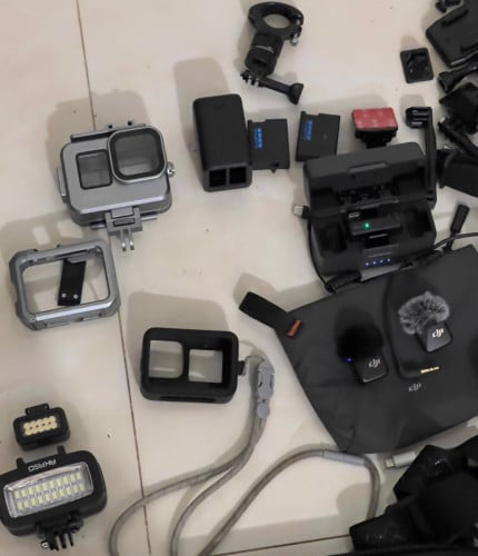 GoPro 13 hero + HB lens + GoPro Fluid Gimbal + more.