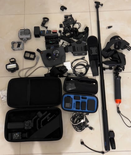 GoPro 13 hero + HB lens + GoPro Fluid Gimbal + more.