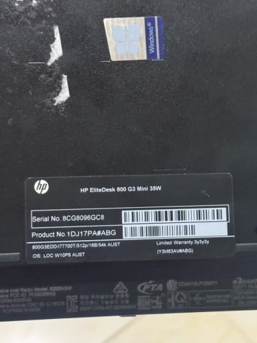HP EliteDesk 800 G3 Mini