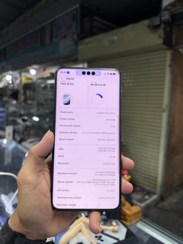 Huawei Mate60pro 512G Ram12G Sim2 CH ម៉ាសុីនសានុំ Bypass sim WiFi