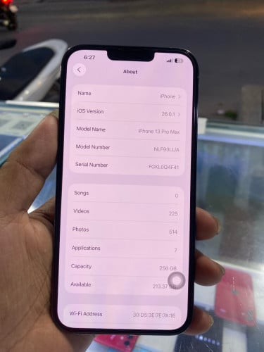 iPhone 13 Pro max 256G សាណុំណែននៅស្អាត98% លក់ 4xx$(ទីតាំងភ្នំពេញជិតវេងស្រេង)Telegram 068560527