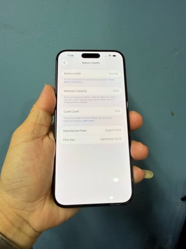 iPhone 15pm 256G J/A ដាក់សុីមបាននៅស្អាតតួរ99%