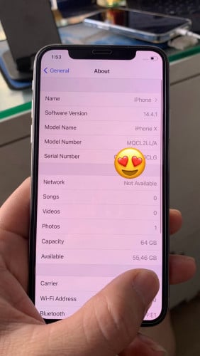 IPhone X 64g សាណុំស្កេន