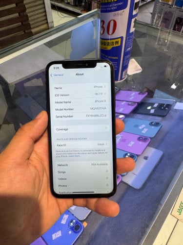 iPhone x no face