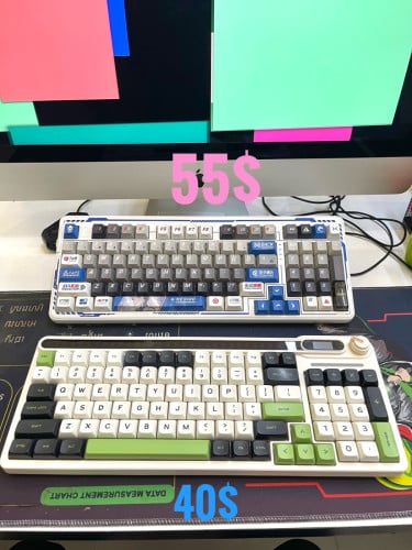 Keyboard មួយទឹកស្អាត 95% តម្លៃ15$ឡេីង