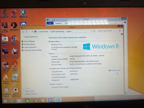 Laptop 1ទឹក លក់ចោល