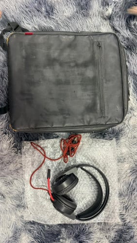 Laptop Carrying Bag + Gaming Headset