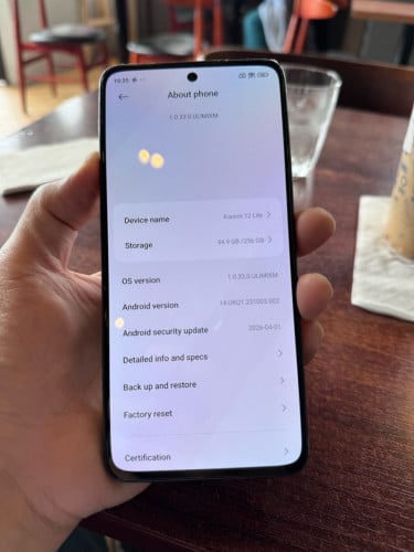 Mi 12 lite global អត់មានជើងសុីម