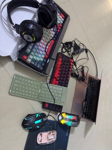 Mouse keyboard headset