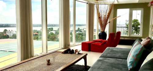 Penthouse 5  Bedroom For Rent At Chroy Chong var 15 minutes From Lycée Français René Descartes