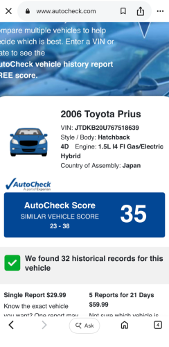 Prius ឆ្នាំ06 half full ធានាឡានស្អាតថ្មី
