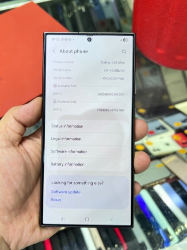 S24 ultra ក្រុមហ៊ុន Sim 2 256G 99%