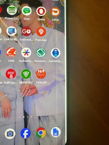 Vivo V21 ដានអេក្រង់បន្តិចនិងបែកខ្នងក្រោយបន្តិច នៅប្រេីបានទាំងអស់ សំណុំហ្ស៊ីន Ram 8G Memy 128G