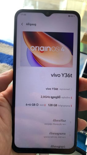 VIVO Y36t Ram 6+6 Rom 128GB
