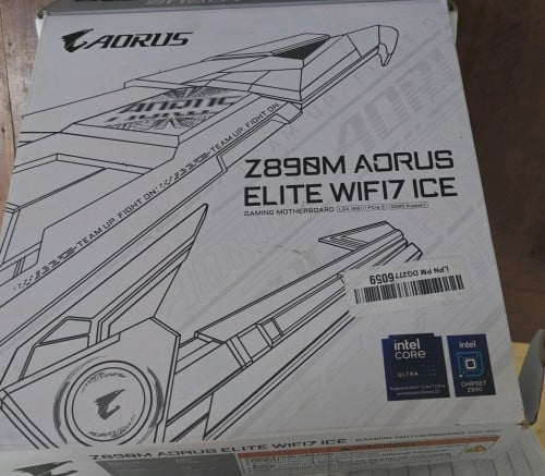Z890M Arous elite wifi 7 Ice with Ultr7 265K