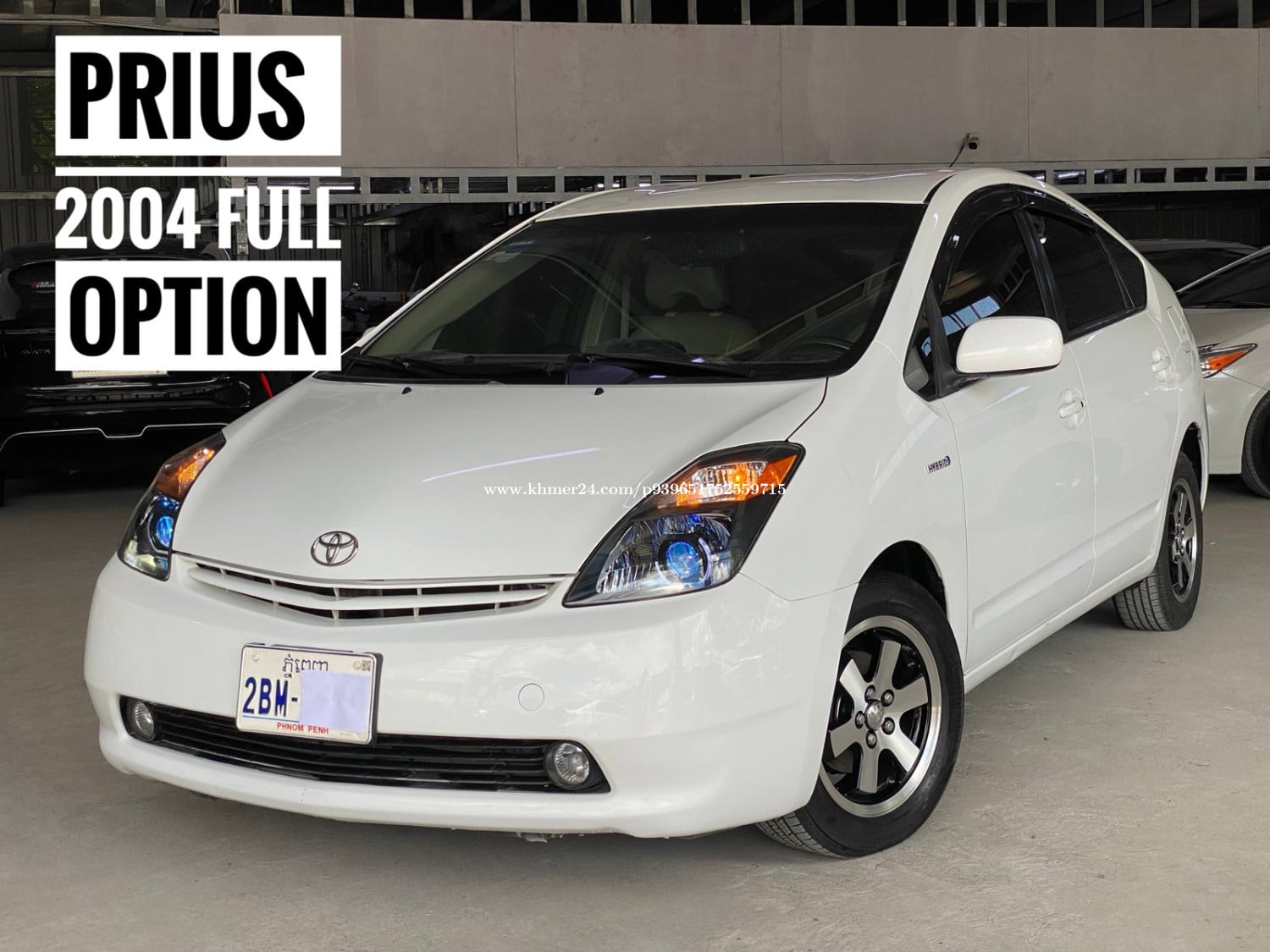 Toyota Prius 2004 full option ទេីបតែចូលស្តុកថ្មី តម្លៃល្អ បង់រំលស់សិក្សា១៥នាទីដកឡាន