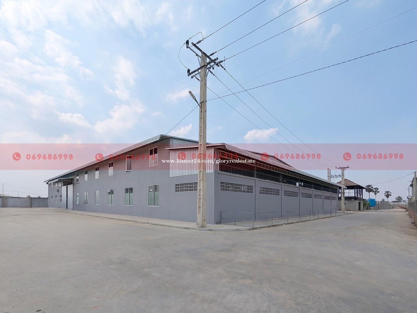 1750 Sqm Warehouse For Lease In Kamboul, Phnom Penh – Near Street 42