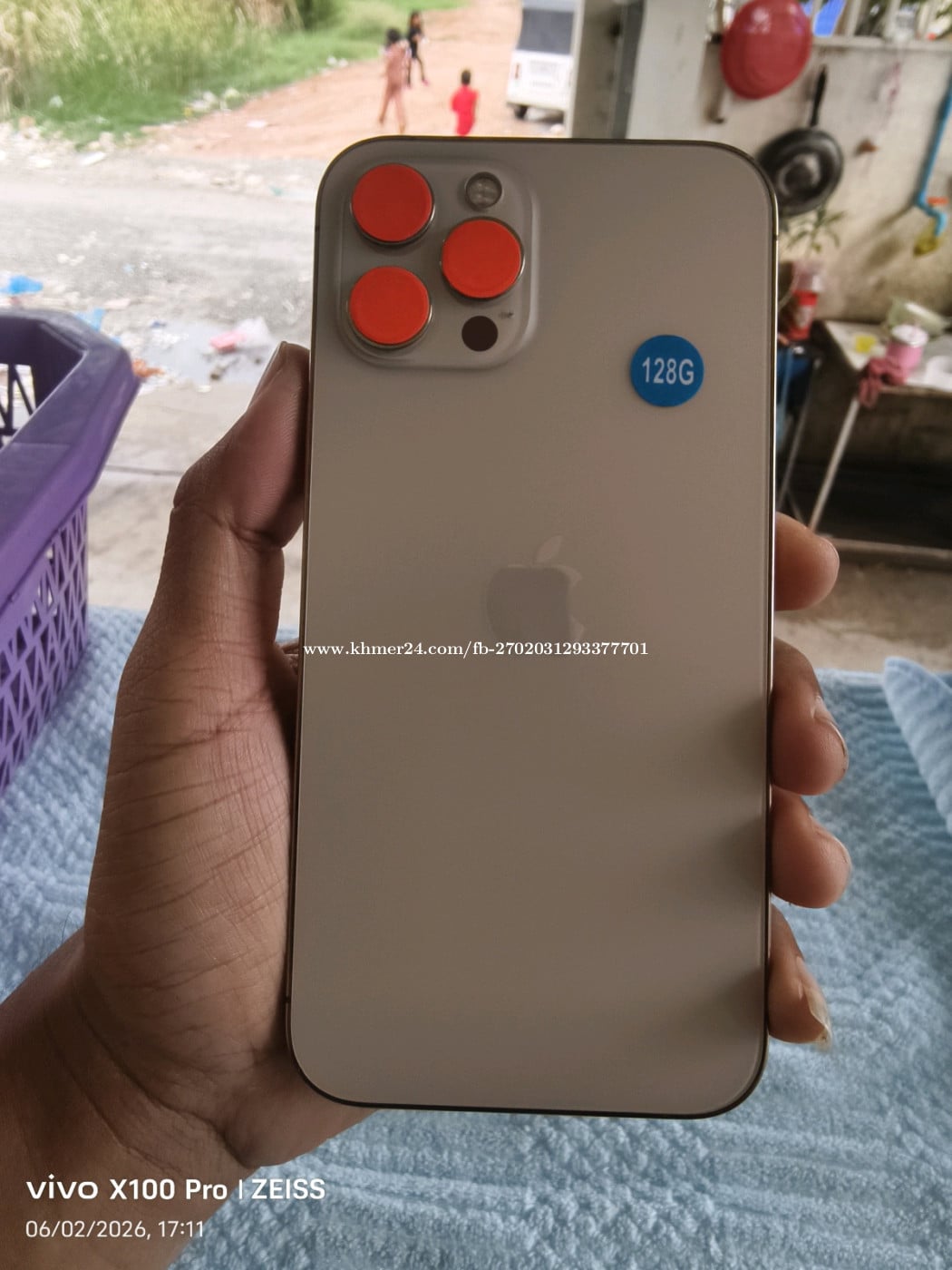 IPhone 12 Pro Max 128GB LL/A តួស្អាត98%