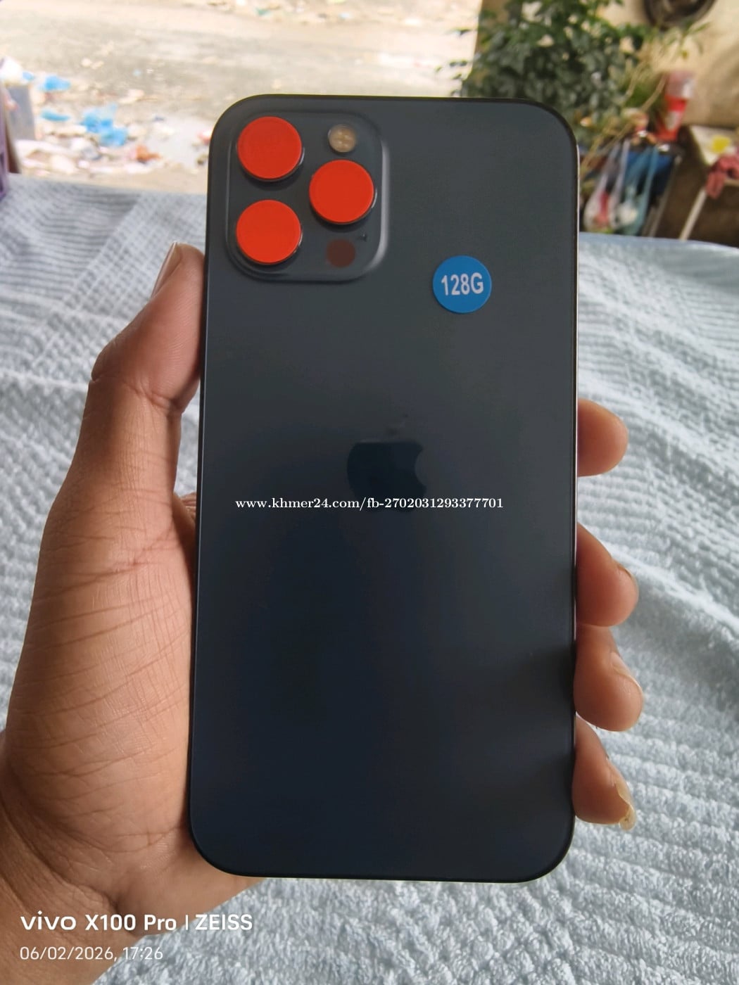 IPhone 12 Pro Max 128GB LL/A តួស្អាត98%