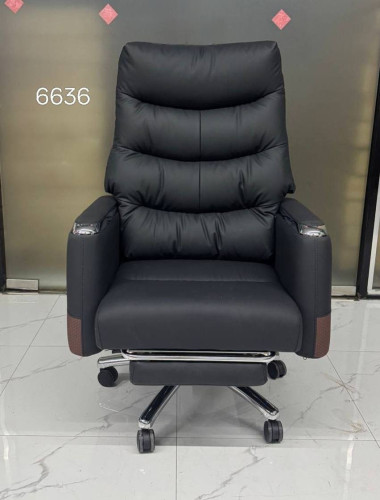 កៅអីប្រធាន បត់គេង+ជើងទ្រ