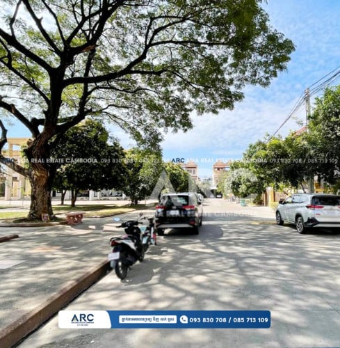 វីឡាភ្លោះទល់មុខសួននៅក្នុងបុរី ពិភពថ្មីគីឡូ6
