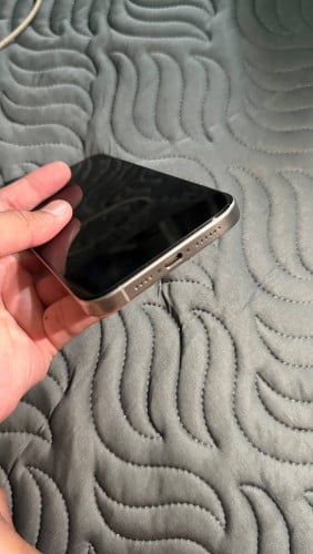 លក់រឺដូ iPhone 15Pro Max ZA Sim2 Natural Titanium សំណុំណែន