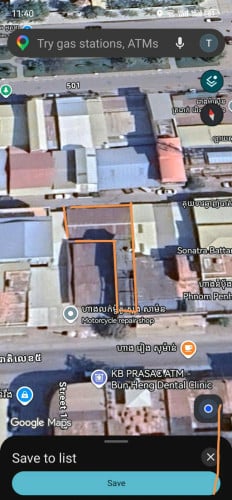 ផ្ទះមានឃ្លាំងក្រោយកណ្ដាលក្រុងបាត់ដំបងជិតផ្សារបឹងឈូក,ផ្សារluckyនឹងសាលារៀនល្បីៗ