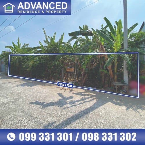 🏘 ដី សម្រាប់ជួល នៅសង្កាត់ក្បាលកោះ ចុះពីផ្លូវជាតិលេខ1 ចម្ងាយ500ម