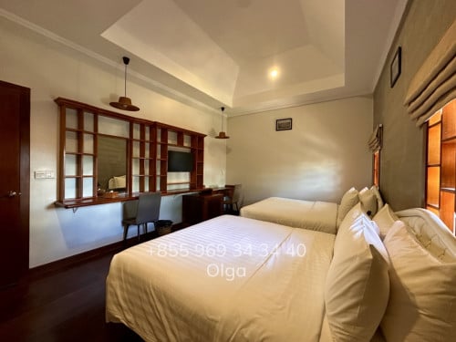 🔑  Siem Reap,  Villa with shared Swimming Pool for Rent (#30804)