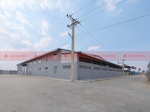 1750 Sqm Warehouse For Lease In Kamboul, Phnom Penh – Near Street 42