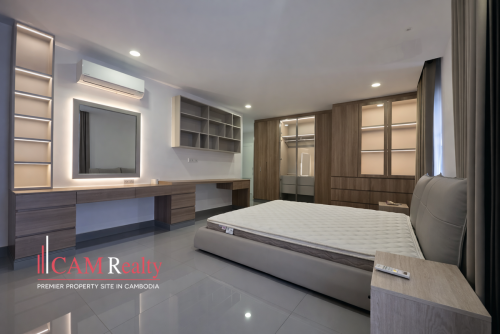 6 BR Corner Queen II Villa For Rent In Borey Chip Mong Grand Phnom Penh City